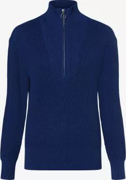 Marie Lund Rollkragenpullover Pullover Frauen Blau