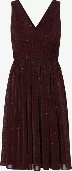 Marie Lund Abendkleider Abendkleid Frauen Bordeaux