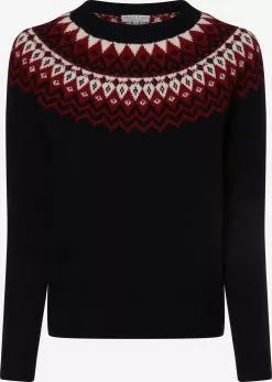 Marie Lund Feinstrickpullover Pullover Frauen Marine