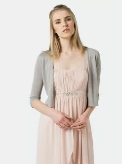 Marie Lund Boleros Bolero Frauen Silbergrau