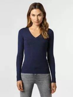 Marie Lund Basic Pullover Pullover Frauen Dunkelblau -Marie Lund Verkaufs 2214da252f206d93d916bea4dc328f6d