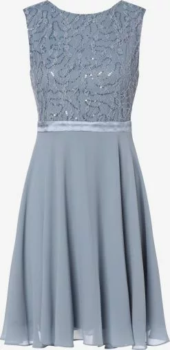 Marie Lund Cocktailkleider Abendkleid Frauen Hellblau