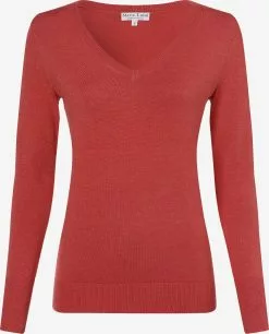 Marie Lund Basic Pullover Pullover Frauen Dunkelpink