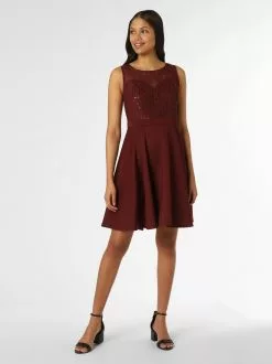 Marie Lund Cocktailkleider Abendkleid Frauen Bordeaux