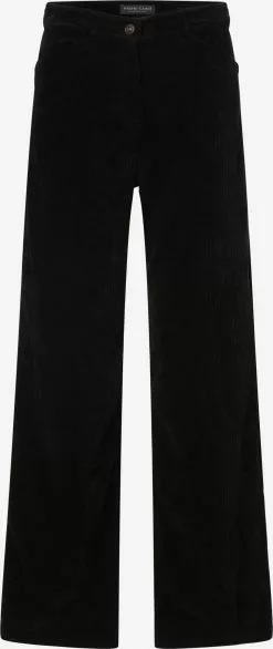 Marie Lund Cordhosen Flared Hose Frauen Schwarz