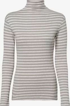 Marie Lund Langarmshirts Shirt Frauen Grau / Taupe