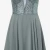 Marie Lund Cocktailkleider Abendkleid Frauen Grau -Marie Lund Verkaufs 9f571c49efc923e743aa2b8d659b6ac2