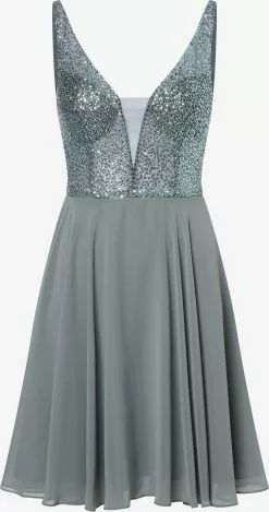 Marie Lund Cocktailkleider Abendkleid Frauen Grau