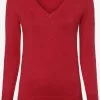 Marie Lund Basic Pullover Pullover Frauen Rot -Marie Lund Verkaufs ac38ca5a040d35428d048812f586f3bb