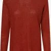 Marie Lund Basic Pullover Pullover Frauen Rostbraun -Marie Lund Verkaufs b18043f8649f0d90d0d20697049a66c3