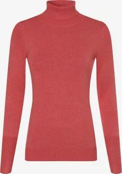 Marie Lund Rollkragenpullover Pullover Frauen Koralle
