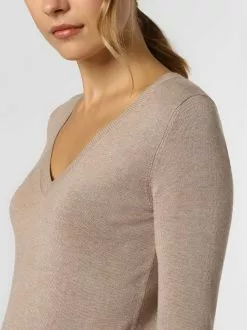 Marie Lund Basic Pullover Pullover Frauen Hellbeige -Marie Lund Verkaufs b850cd65b5efbb94efeb82936d4e4ac3
