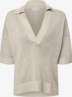 Marie Lund Feinstrickpullover Pullover Frauen Beige