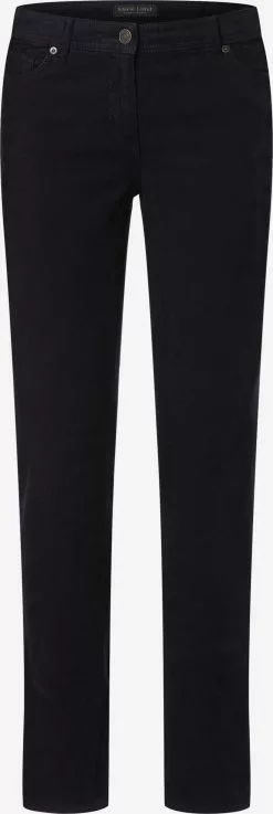 Marie Lund Stoffhosen Slimfit Hose Frauen Marine