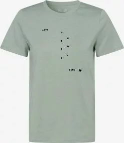 Marie Lund T-Shirts T-Shirt Frauen Mint