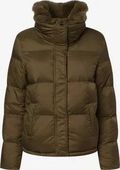 Marie Lund Winterjacken Winterjacke Frauen Khaki